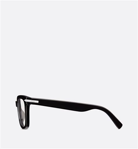 dior brille eckig|DiorBlackSuit S10I Eckige Brille in Schwarz mit Blaulichtfilter.